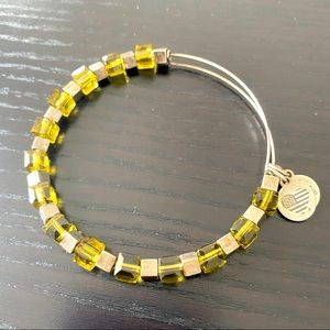 🍒3 for $30🍒 ALEX and ANI Silver and green bracelet